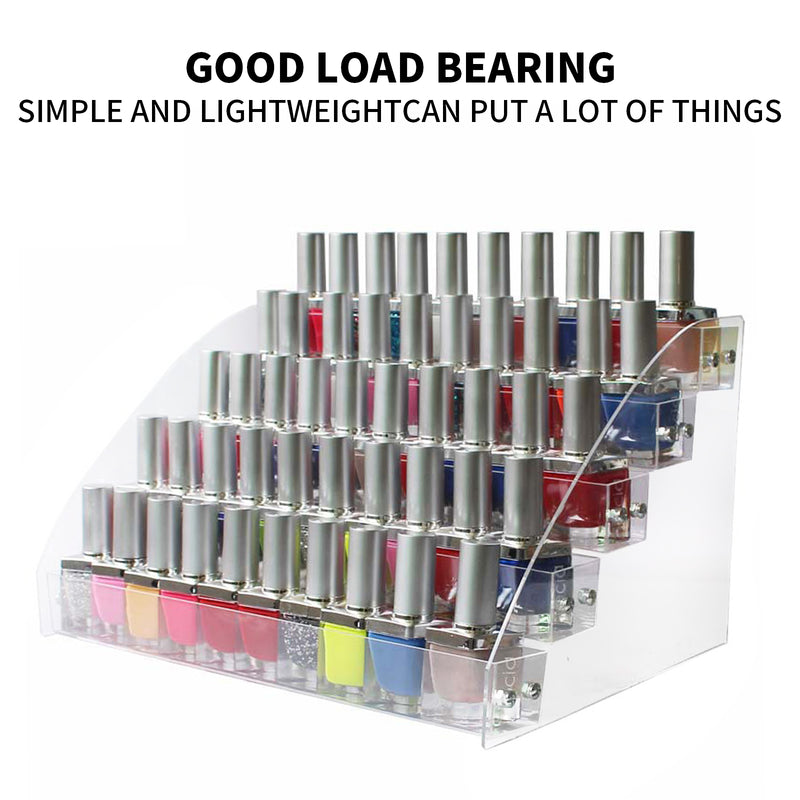 Acrylic Nail Polish Varnish Organiser Holder Desk Storage Stand Display Rack AU