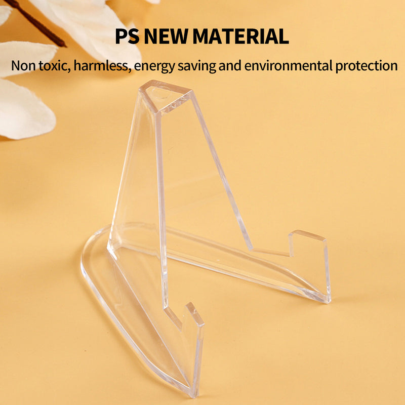 S/M/L Acrylic Clear Stand for Trading Card PSA Pokemon Card Holders Stand