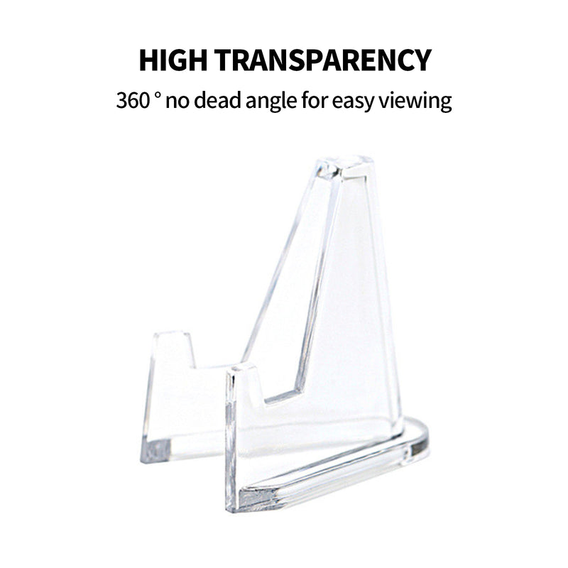 S/M/L Acrylic Clear Stand for Trading Card PSA Pokemon Card Holders Stand