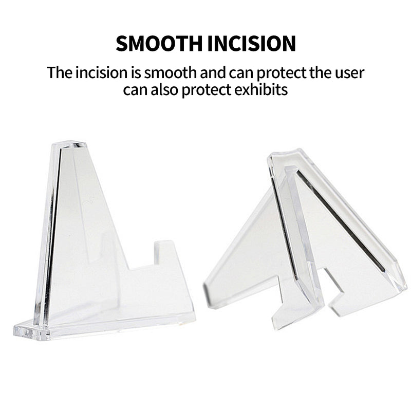 S/M/L Acrylic Clear Stand for Trading Card PSA Pokemon Card Holders Stand