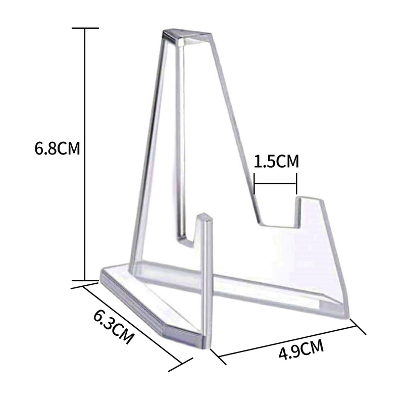S/M/L Acrylic Clear Stand for Trading Card PSA Pokemon Card Holders Stand