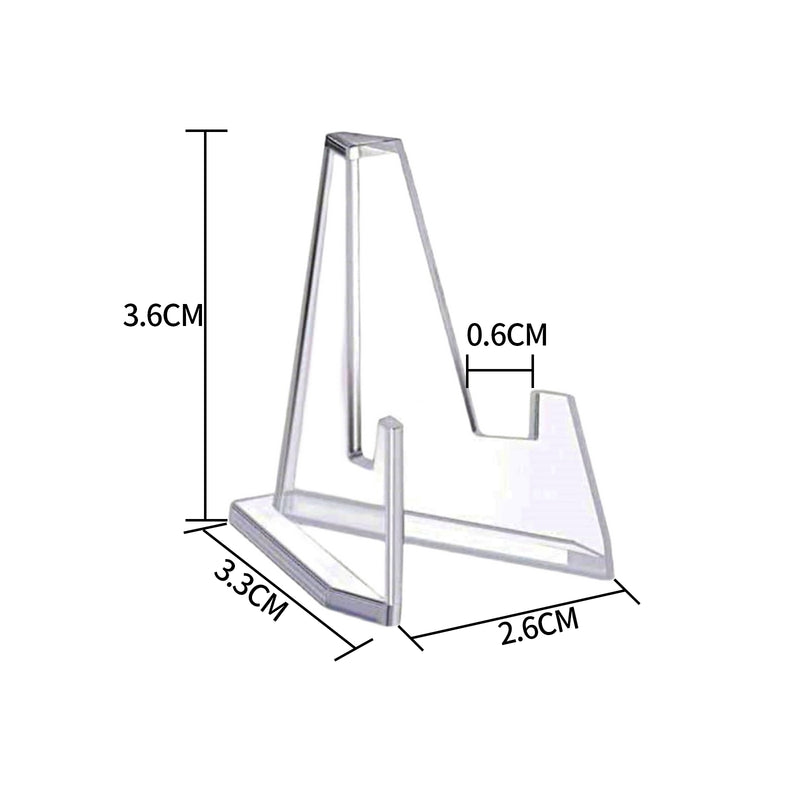 S/M/L Acrylic Clear Stand for Trading Card PSA Pokemon Card Holders Stand